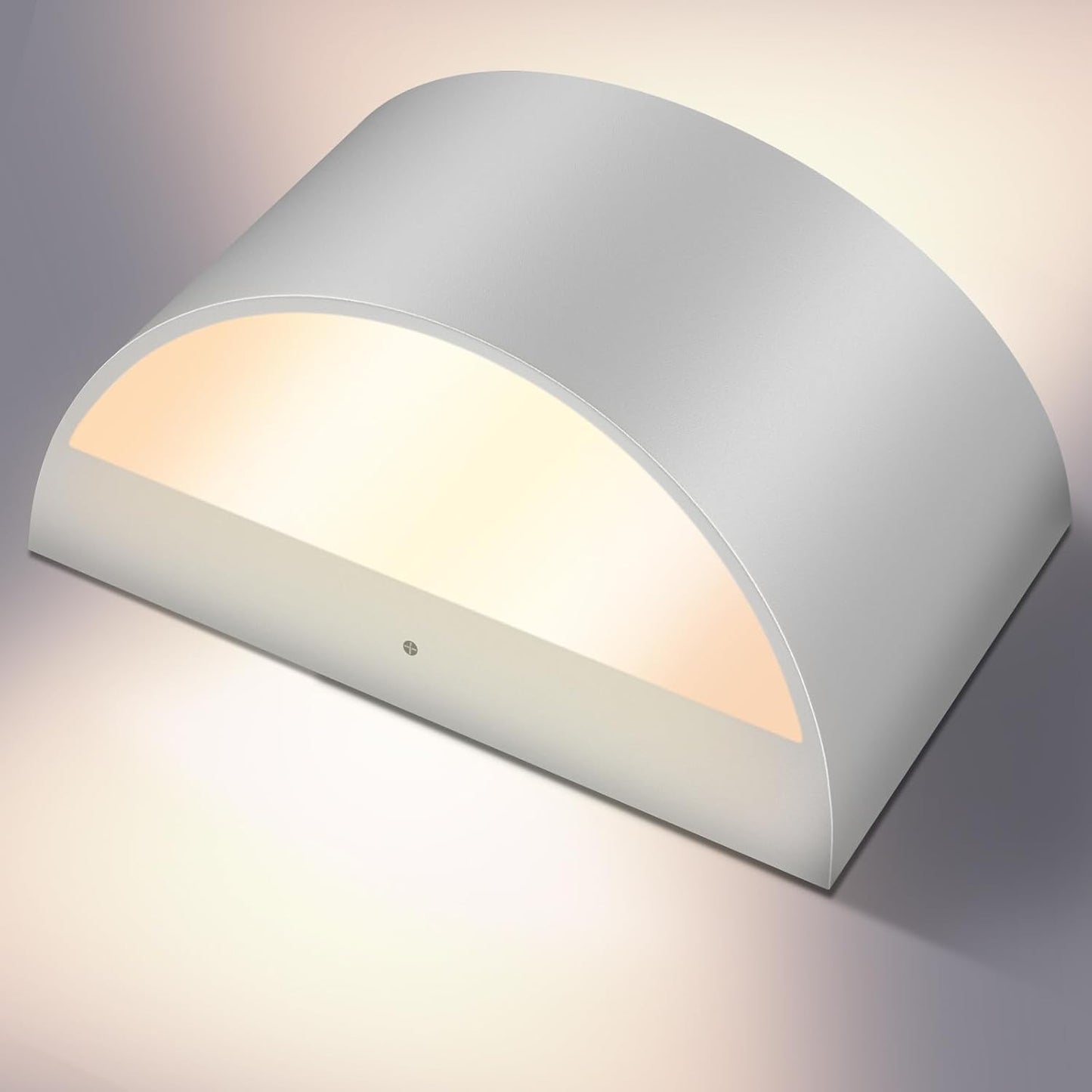 2 Apliques LED Pared Regulables Aluminio Blanco Cálido 3000K