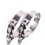 2 Abrazaderas Manguera Acero Inox 3.5" 3.6-4"