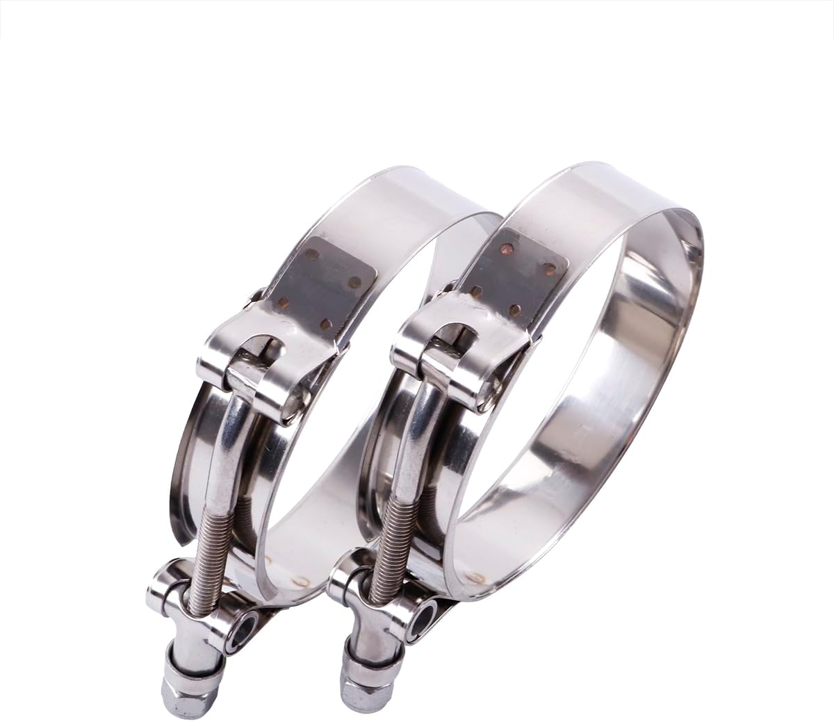 2 Abrazaderas Manguera Acero Inox 3.5" 3.6-4"