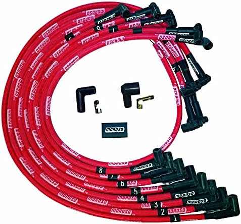 Cables bujía rojos manguito Chevy HEI 90 grados