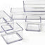 Set 6 bandejas acrílico transparente apilable