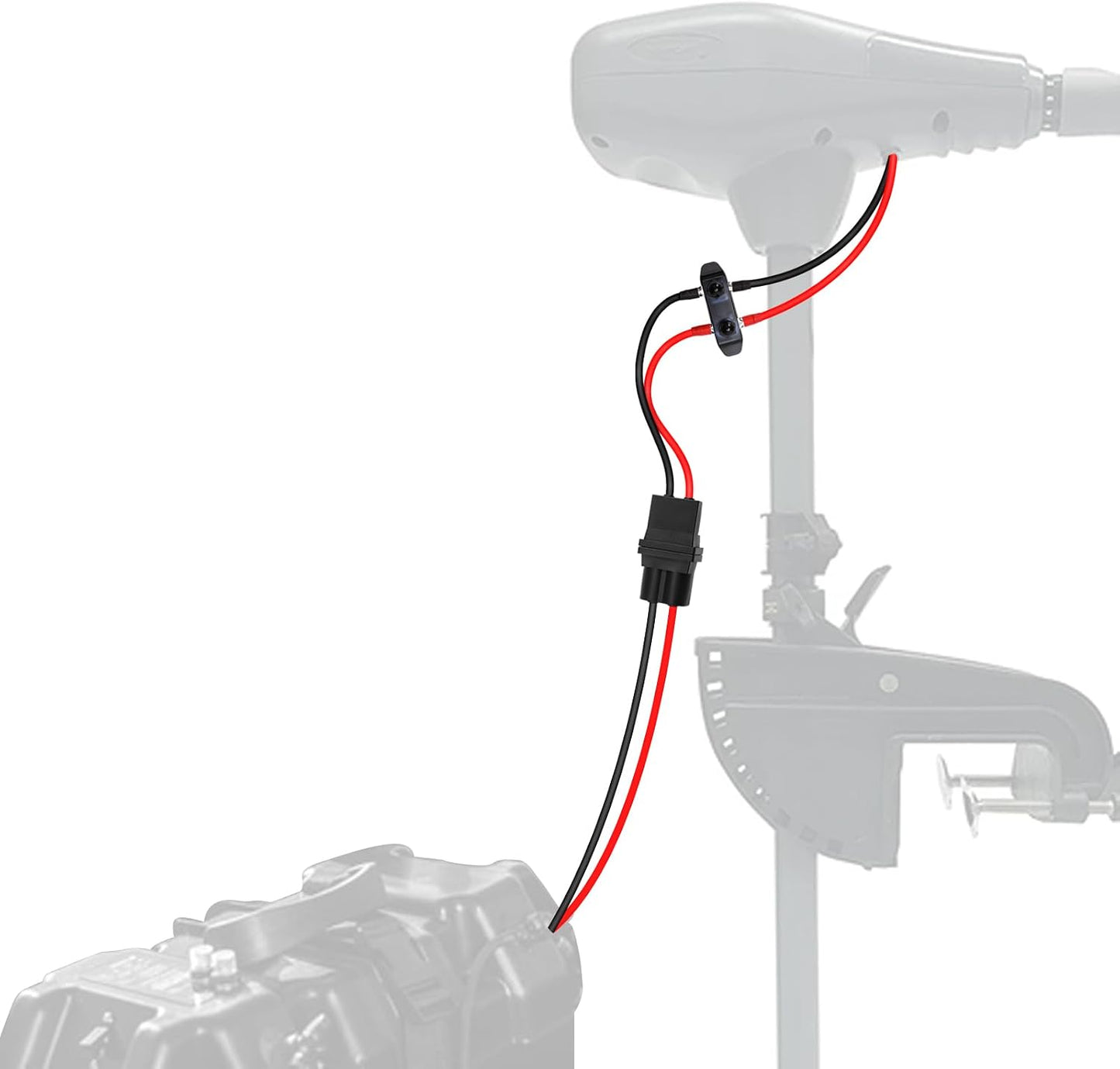 Batería motor arrastre rápido con cable 8 y conectores