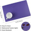 Set 4 manteles plástico morado lavables resistentes calor