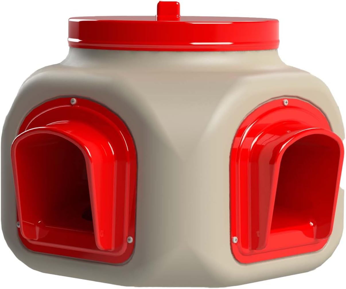Comedero pollos 25lb dispensador automático gravedad