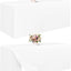 Fundas mesa ajustables blancas 6ft pack 2 plegables fiestas