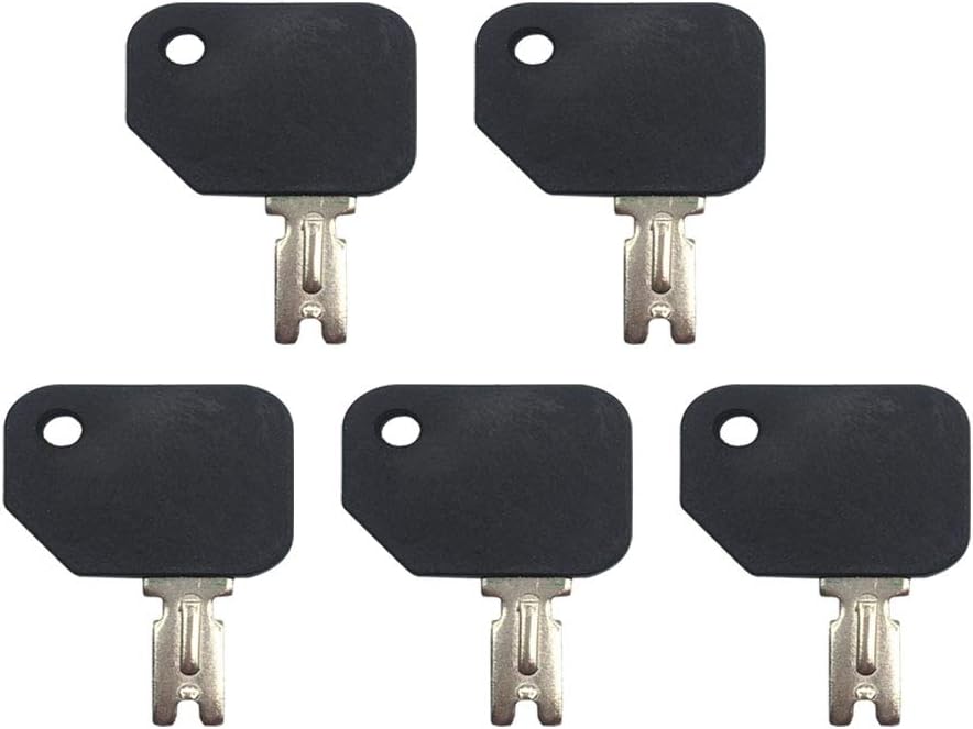 Llave carretilla elevadora botón pulsador negro 5 Pzas