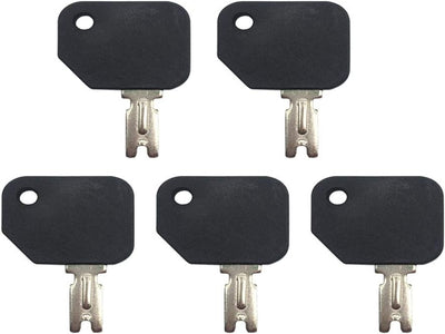 Llave carretilla elevadora botón pulsador negro 5 Pzas