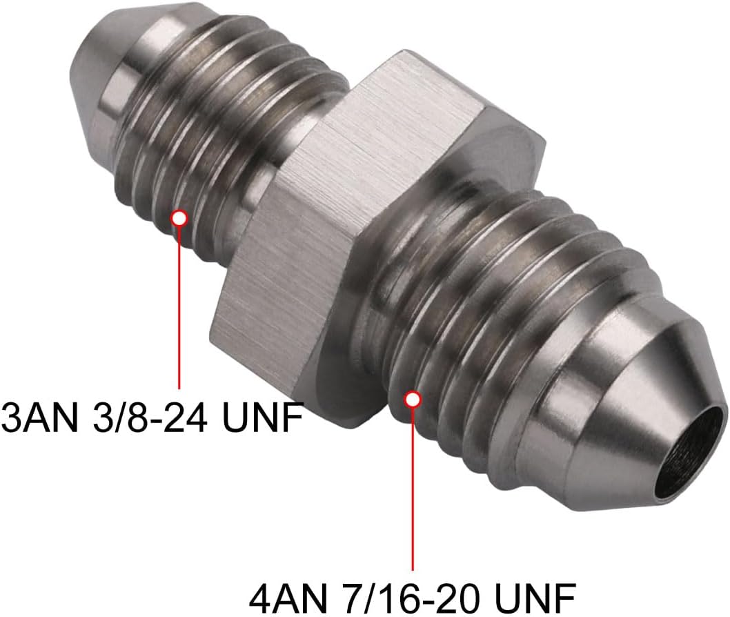 Adaptador embrague freno acero inox 3an a 4an