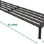 Soporte plantas aluminio resistente óxido sala jardín ébano