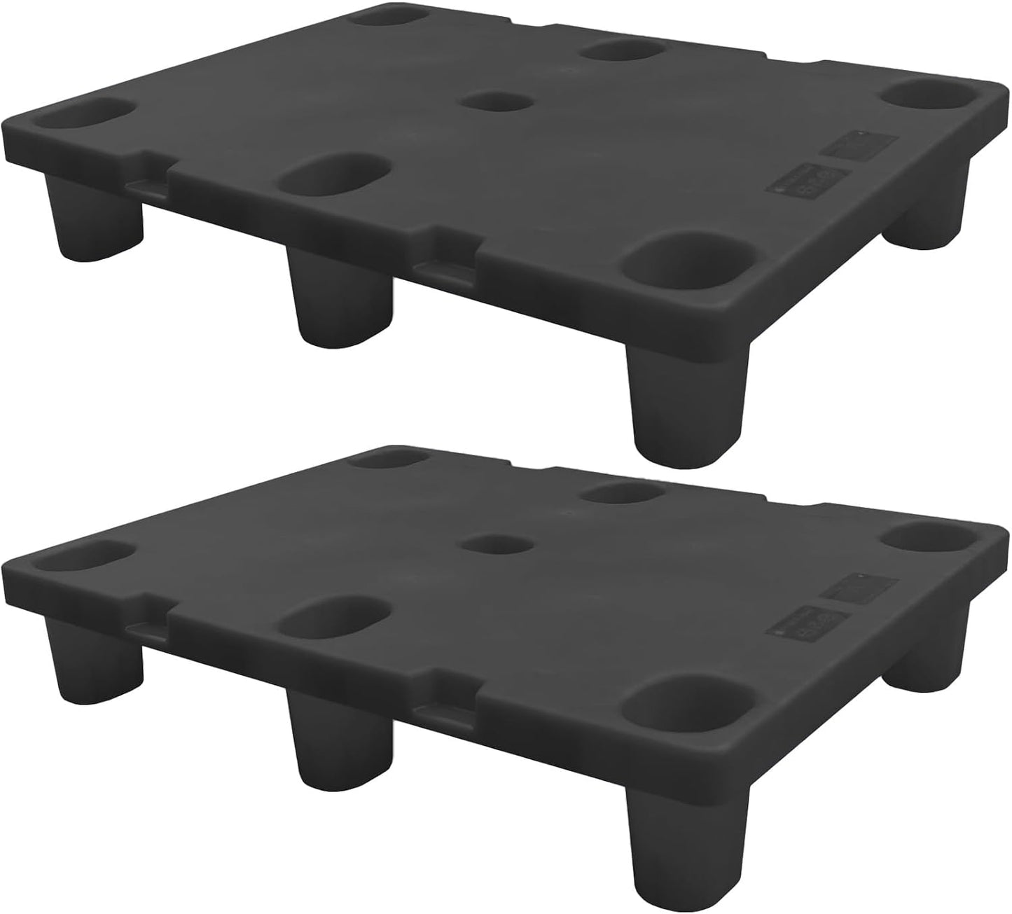 Paletas plástico resistente 31.5x23.6pulg carga 1102lb negro