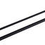 Toallero doble acero inox 24" pared estilo moderno negro