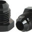 Adaptador enchufe hexagonal macho 4AN negro 2 Pzas