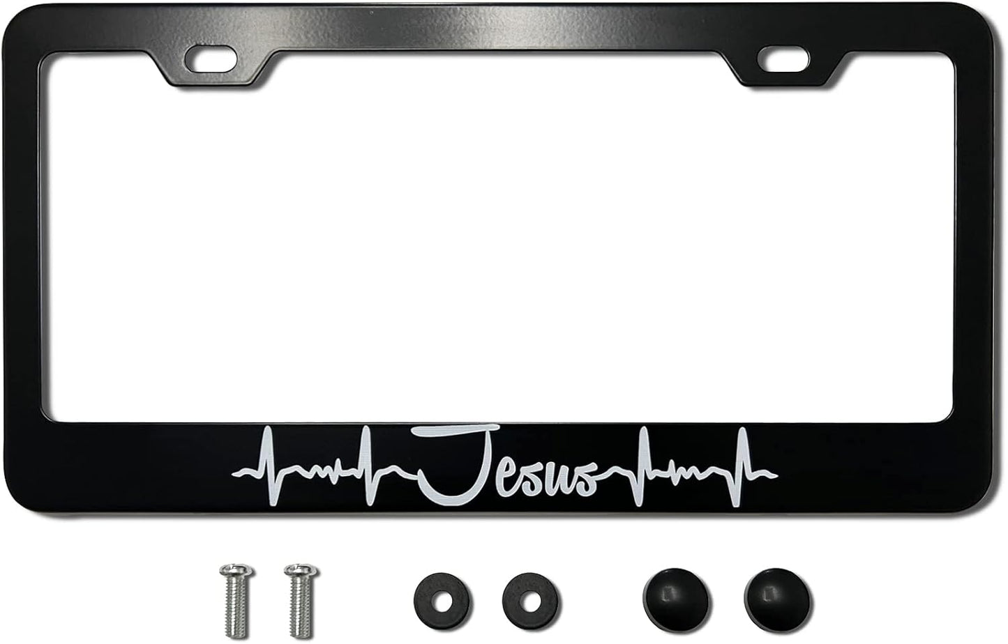 Marco placa matrícula acero inox 12x6pulg coche