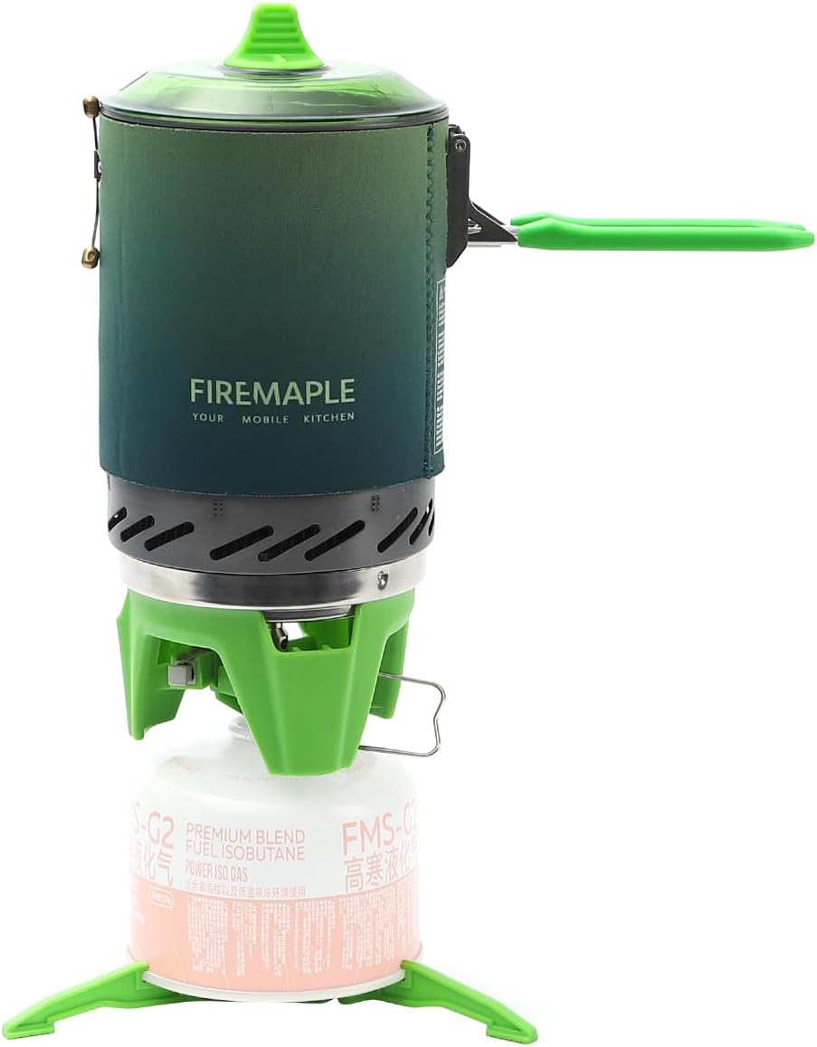Sistema estufa camping Star X2 con olla y quemador