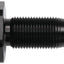 Adaptador 6AN macho aluminio negro