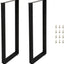 Patas mesa barra 40" hierro negro set 2