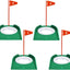 Set 4 vasos golf plástico para adultos