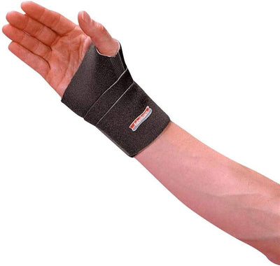 Muñequera CarpalGard adulto grande derecho negro