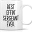 Taza cerámica 11oz para sargentos ejército regalo cumpleaños