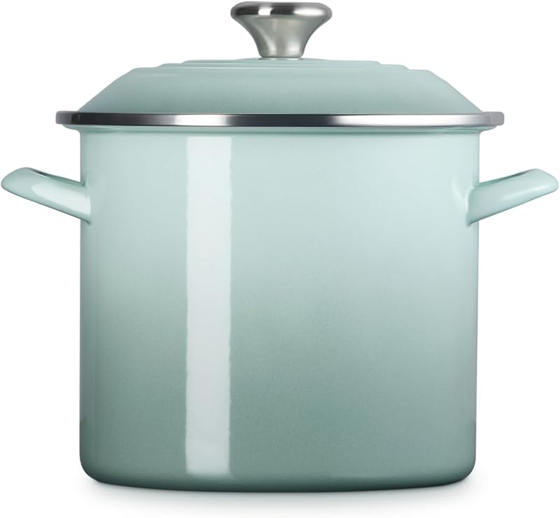 Olla esmaltada acero 8qt con perilla inox