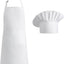 Delantal Chef Ajustable Blanco Accesorios Carnicero