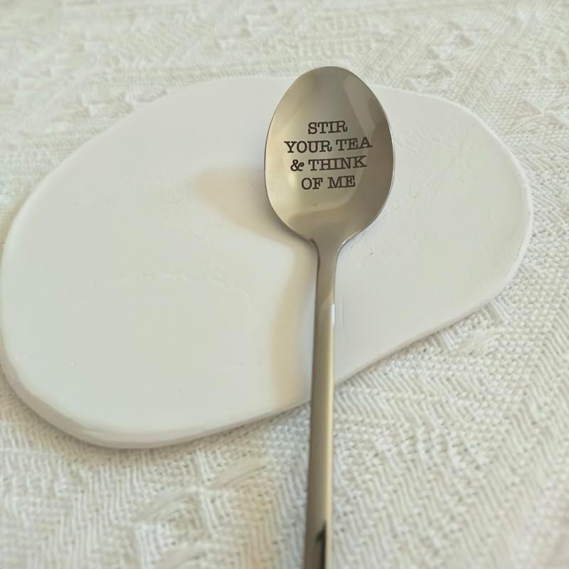 Cucharas regalo té café para mujer hombre amantes té