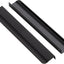 40 Tiradores dedo ocultos gabinete 192mm negro mate