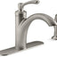 Grifo cocina acero inox con manguera