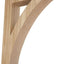 Soportes madera roble rojo 1 3/4x8 1/2x12"