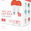 Luz nocturna roja 625nm para bebés pack 2