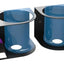 2 Pzas Soporte Botellas Spray Acero Pared Garaje Hogar