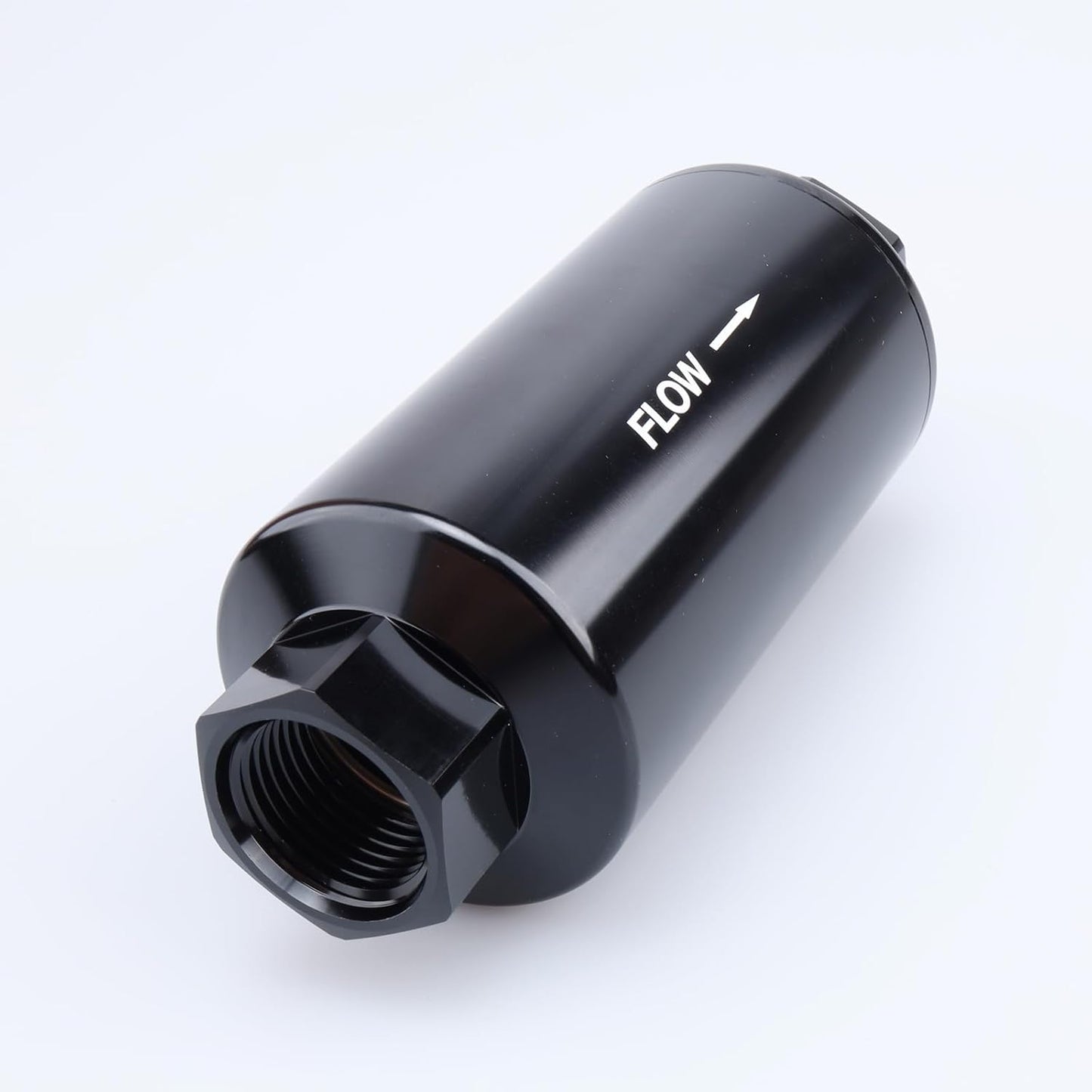 Filtro combustible acero inox 30micrones reutiliz. negro