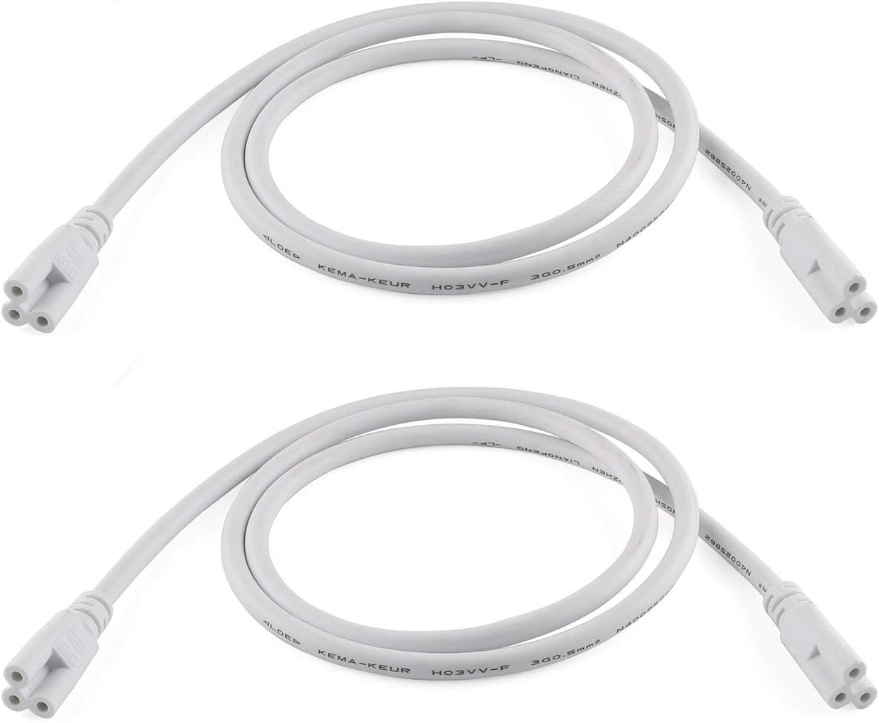 Cable extensión T5/T8 3.3pies 3pines conector luz techo
