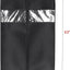 8 Fundas Traje Impermeable Negro con Cremallera Ventana
