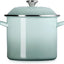 Olla Esmaltada 10qt Perilla Acero Inox Color Sal Marina