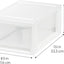 Organiz. plástico 4 cajones apilables para dormitorio cocina