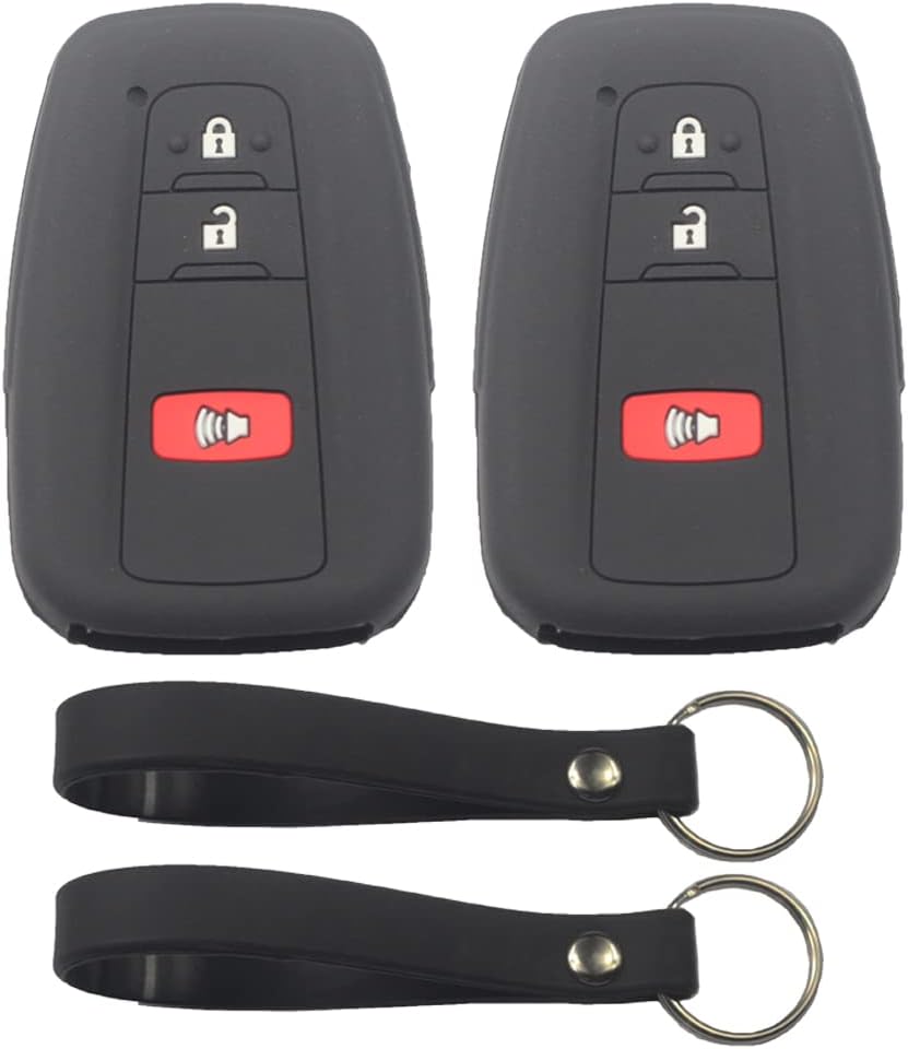 2 Fundas Silicona Llavero Inteligente Sin Llave Toyota