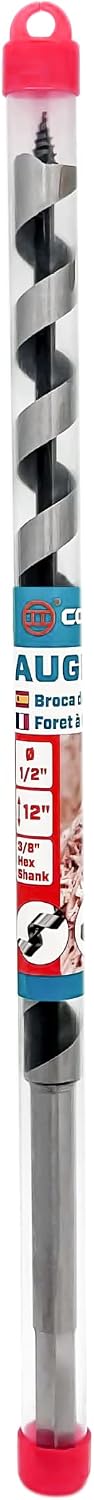 Broca taladro 1/2x12pulg madera blanda y dura