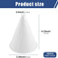100 Embudos Papel Aceite Motor 6oz Cono Pequeño Blanco