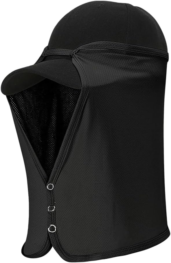 Cubierta cuello sombrero protección solar UPF 50