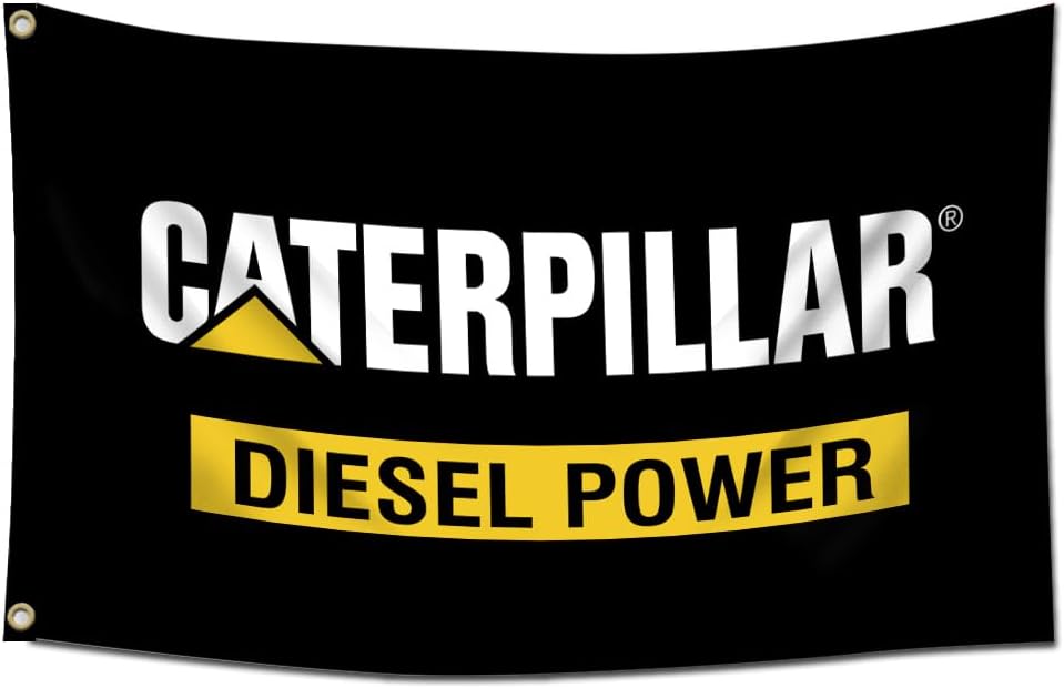 Bandera gato diesel 3x5ft decoración garage