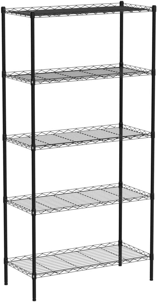 Estantería 5 estantes metal ajustable cocina garaje 150lb