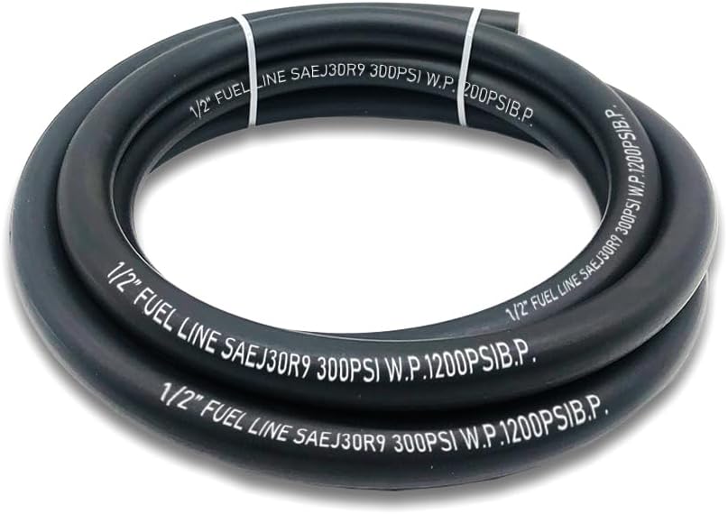 Manguera combustible 1/2" ID 8AN 10pies acero inox