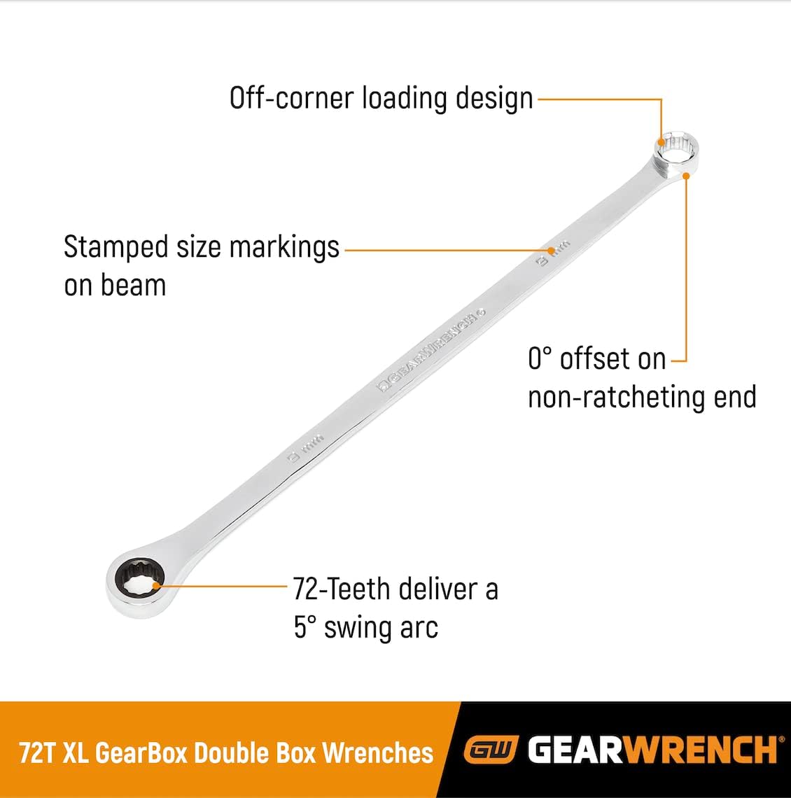 Llave de carraca doble borde 21mm 85921