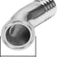 Manguera sanitaria tri clamp 1.5 con codo 45 grados