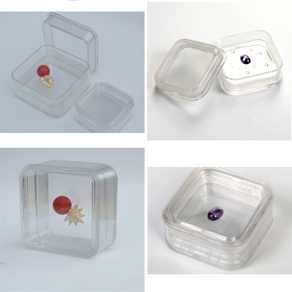 Exhibidor 3D transparente para caja joyas y monedas