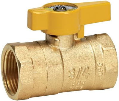 Válvula bola gas rosca hembra 0.75pulg latón