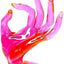 Soporte joyas forma mano decoración rosa Y2K regalo mujer
