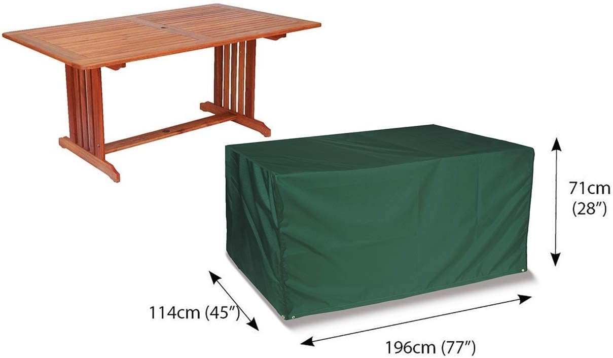 Mantel rectangular resistente 67x37x28pulg verde