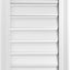 Ventilación PVC dos aguas superficie superior blanca